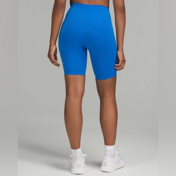 lululemon athletica Pants - Lululemon Wunder Train High Rise Short 8”, Poolside Blue, Size 6